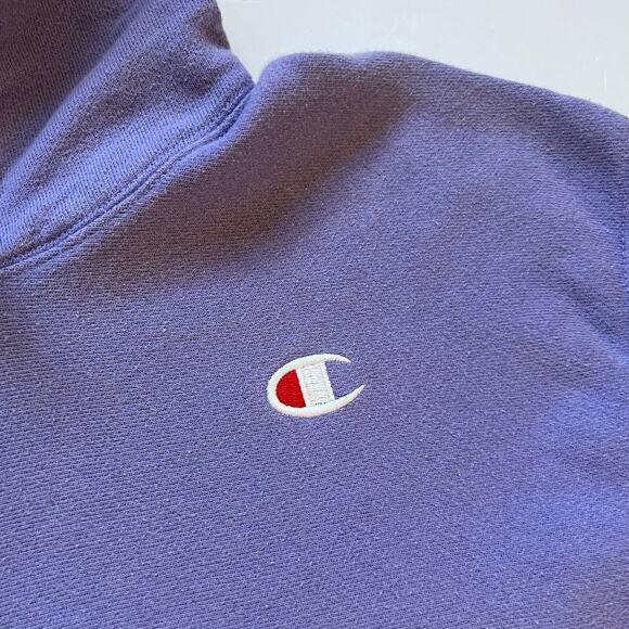 Champion Reverse Weave Essential Lavender Purple Hoodie Hooded Sweatshirt Blank - Picture 3 of 7